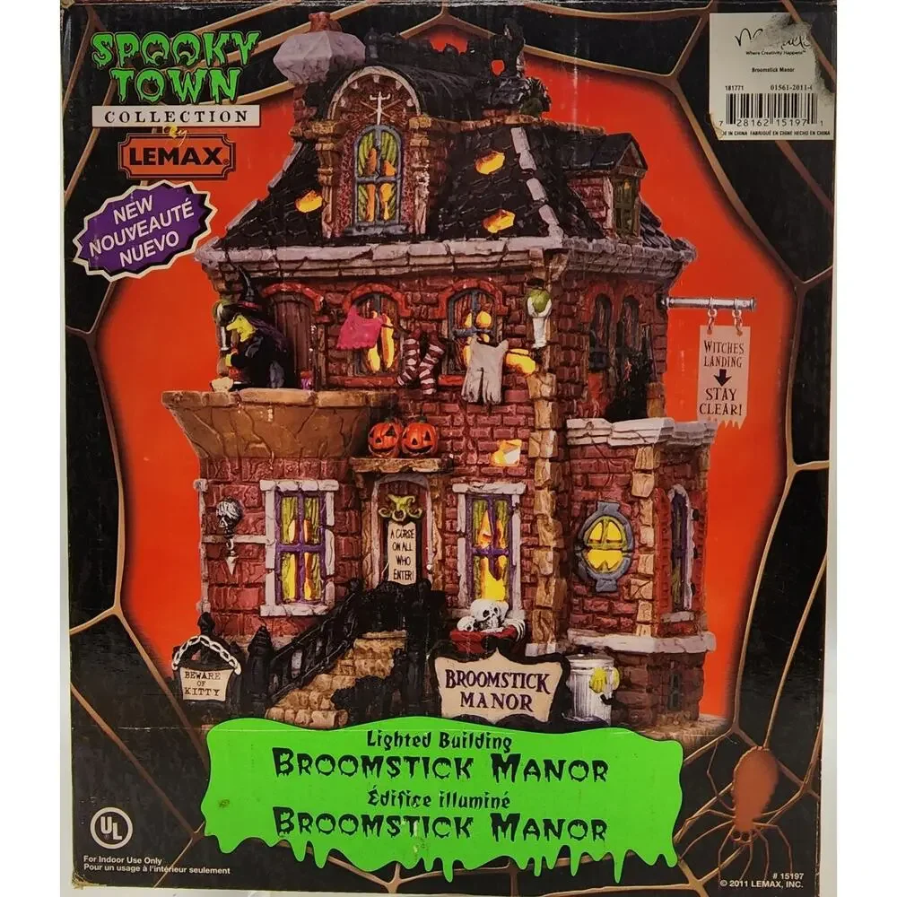 Lemax Spooky Town - Broomstick Manor #15197 (Retired) 2011